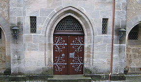 Kirchentür in Hetzelsdorf